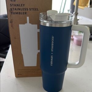 Starbucks Blue and White Tumbler Other